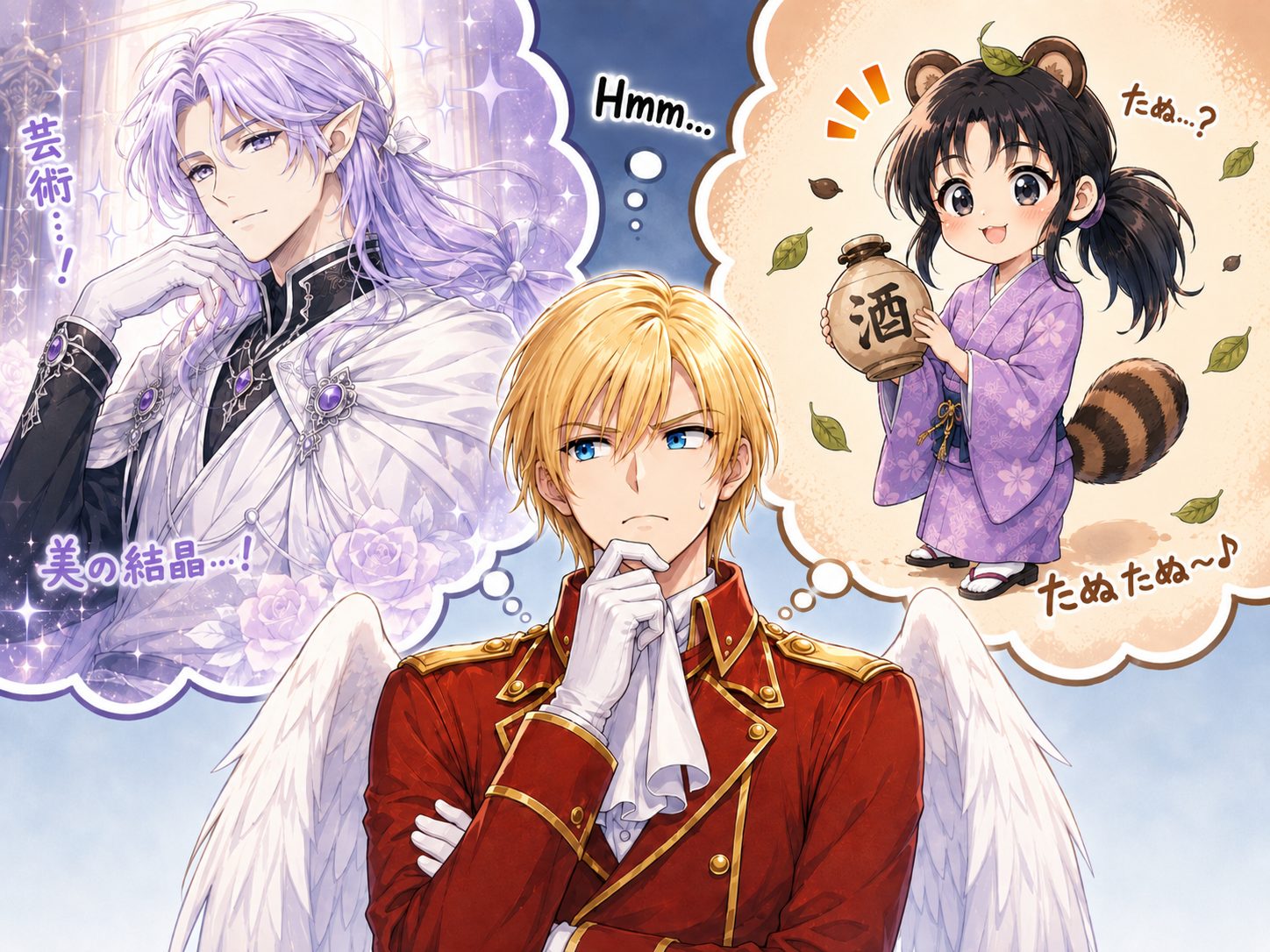 夜送舟艇のプリン艇団 第5章の挿絵