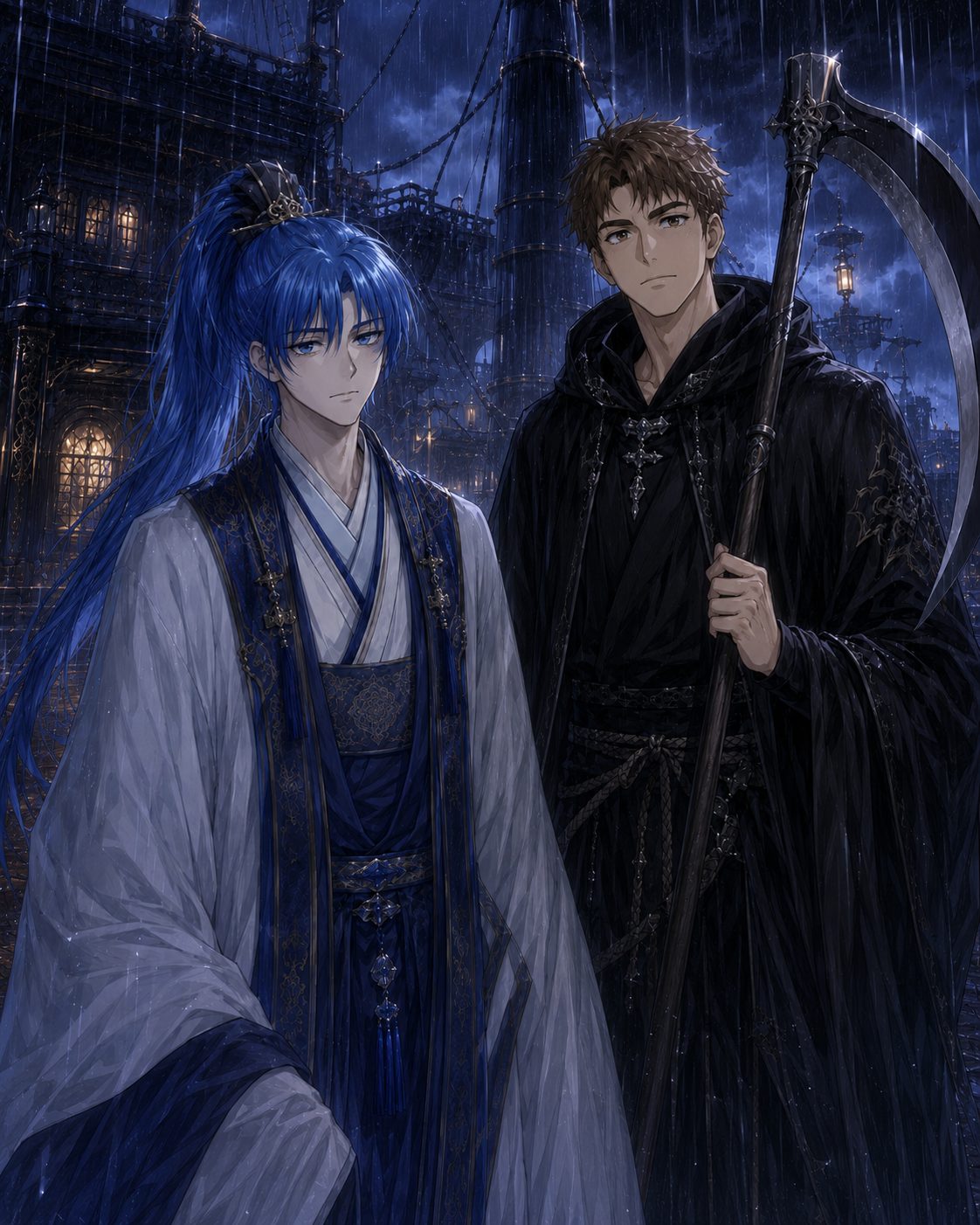 夜送舟艇のプリン艇団 第6章の挿絵